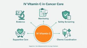 IV vitamin C infusion for cancer supportive care