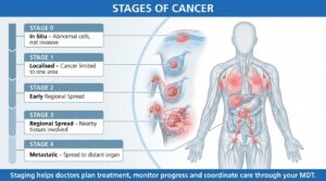 stages of the cancer form 0 to 4